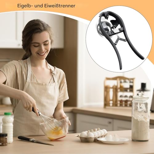 Abridor de huevos triangular en acero inoxidable para cocina y repostería 3