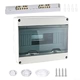 Grand espace pour les modules : la boîte de distribution montée dispose d'une rangée capable d'accueillir 5 à 24 modules. Cela offre suffisamment d'espace pour le placement organisé et la connexion des disjoncteurs, fusibles et autres composants électriques.