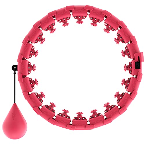 lnfinity Hoop Hula - Wew 2021 Abdominal Fitness Equipment, Suitable for Adult Weight Management, Itness Weight Loss, No Drop Fitness Ring, Detachable and Adjustable Fitness Exercise Hula Hoop.