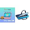 Amazon Fire 7 Kids tablet, 7″ display 32GB (Purple) + Kids Zipper Sleeve (Blue)