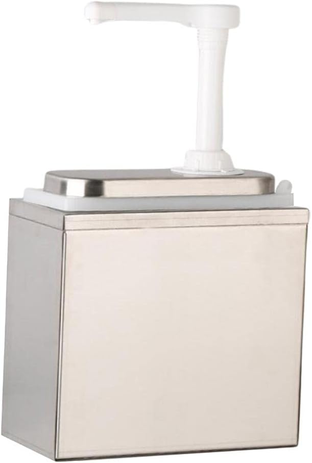 Baoblaze Sauce Condiment Pump Dispenser Soy Mustard Container Household, as described, 1L B