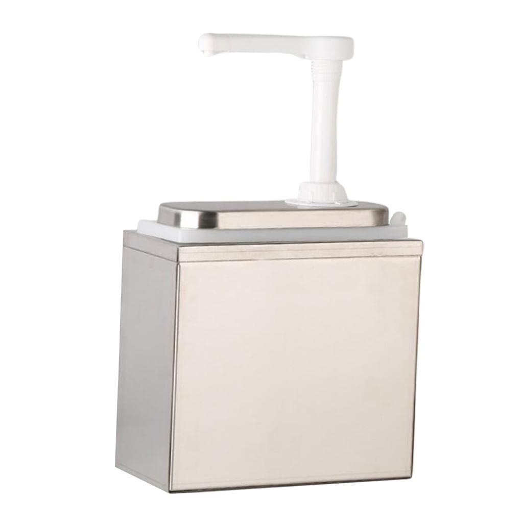Dispenser per Pompa per 1L/2L Contenitore per Ketchup per Aceto di Olio per Ristorante, 1L B