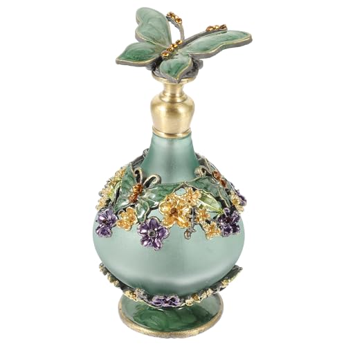 NIYANGLE Botella Vintage para Perfume y Aceites Esenciales Frasco...