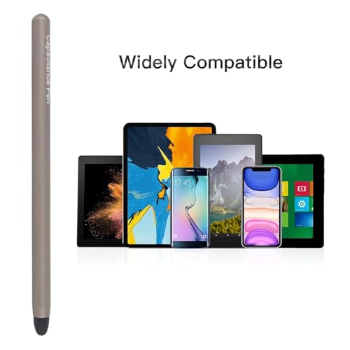 Stylus Pen for Fire HD 10, Max 11 Tablet & Tab Tab A9 A8 A7 A7 Lite, Flexible Tip Screen Writing & Drawing Tool, No Battery Required with Extra Replacement Nibs (Gray) - Image 5