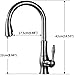 Stainless Steel Kitchen Sink Faucet Single Handle Pull Out Mixer Tap Countertop Swivel Spout Faucet Nickel Brushed