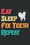 Teeth Health Dentist Dental Assistant Oral Hygiene Funny: Papercode Lined Journal Notebook - 6 x 9 Inch, Notebooks for Work, Writing, Note Taking, ... Cover College Ruled Journal for Men and Women