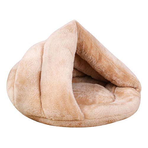 Canil estilo chinelos para animais de estimação, tapete grosso e quente para gatos de estimação, sac