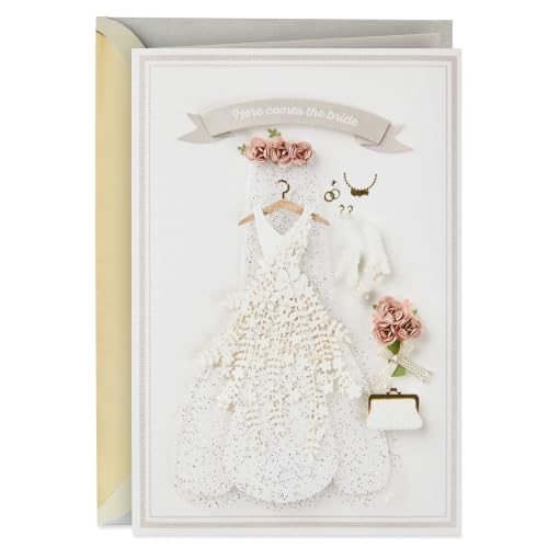 Hallmark Signature Wedding Card (Here Comes the Bride)