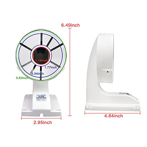 Compcctv Security Camera Mount Bracket, Abs Indoor Outdoor Wall Mount L-Type Bracket For Cctv Security Dome Ip Camera Mounting, Dome Camera Mount #TOP2