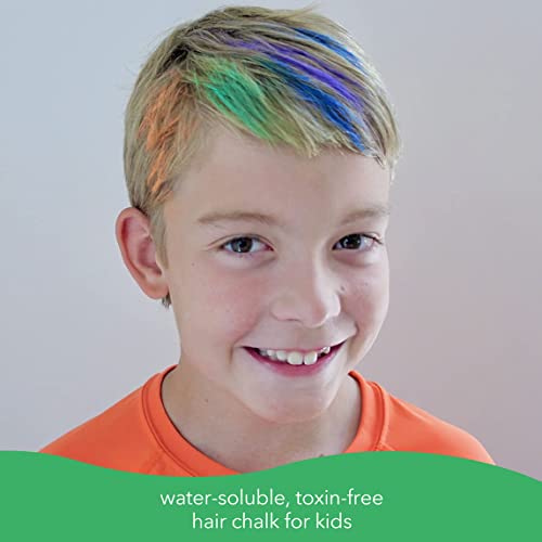 Fresh Monster 455 Temporary Hair Coloring Chalk 12 Bright Colors Washes Out Easily Girls And Boys Non-Toxic And Safe thumb #2