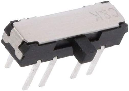 JS203011AQN Switch Slide Switch Pos 2 DP3T 0.3A/6VDC ON-ON -40-85 C C & Pack of 2