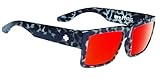 Spy Optic Cyrus 673180123365 Square Sunglasses, Spotted Tort Happy Gray