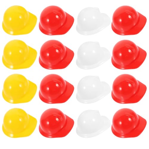 Mini cappello di sicurezza decorativo: piccole dimensioni, forma carina, il mini casco può essere utilizzato come decorazione per bambole, può anche essere usato come , piccolo cappello artigianale