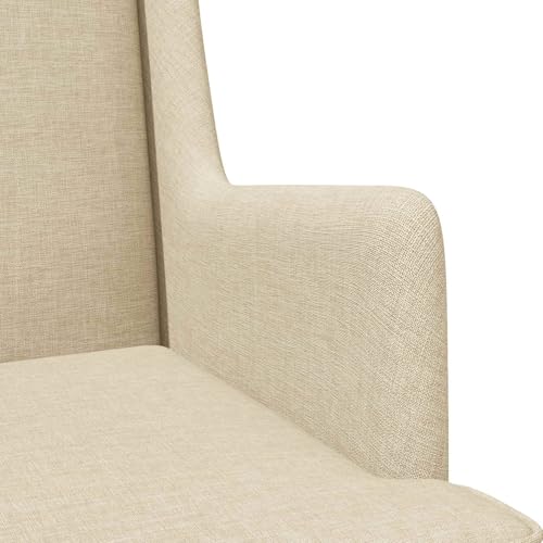 Fauteuil design crème avec assise douce et durable style chic