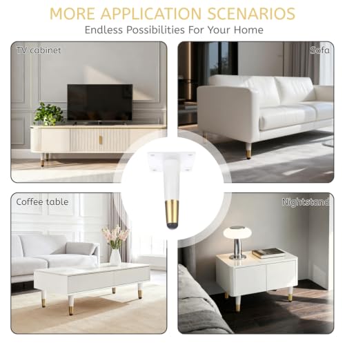 Patas para muebles de cono vertical ideales para transformar el estilo de tu sofá y salón 8
