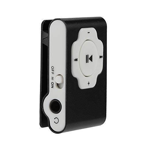 MP3 Player, Tuscom Mini Portable USB MP3 Player Support Micro SD TF Card 32GB, Clip Music Player, MP4 Player, Video/Media/Music Player for Sport and Music Lovers (Black)