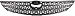 Evan-Fischer EVA17772050924 Grille Assembly Grill Plastic shell and insert Dark Silver