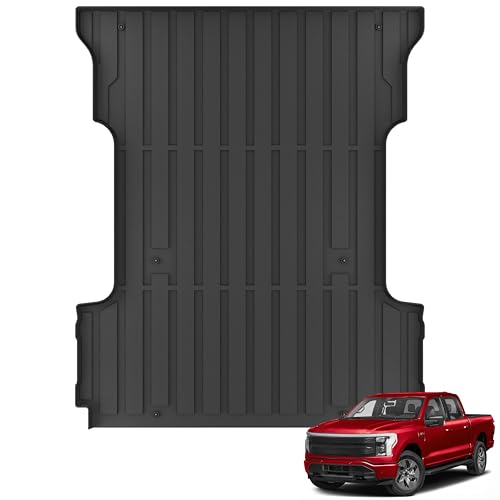 KARPAL 6.5FT Truck Bed Mat for Ford F150 & Lightning Standard Bed 2015-2025 (Not Fit 5.5FT Short Bed & 8FT Long Bed), TPE All Weather Truck Bed Liner Cargo Trunk Accessories for Ford F150