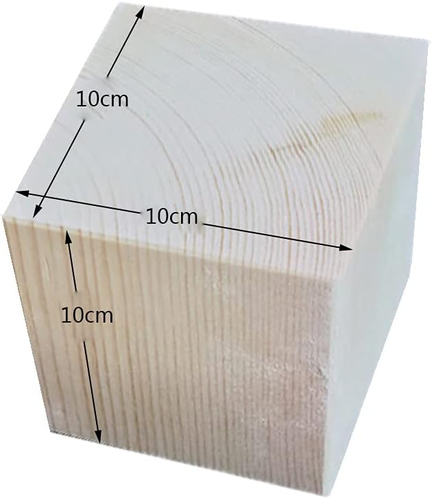 CHEWYNP 10 cm High Furniture Raiser Furniture Legs Wood Furniture Riser Furniture Feet Bed Increase Furniture Height Furniture Raiser Sofa Chair Cabinet Lifter 4 Pieces (7x7cm)