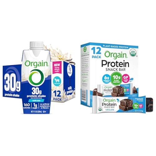 Bundle Orgain Proteína Shake Vainilla y Barras Veganas miniatura 1