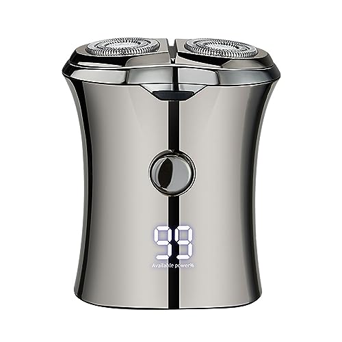Afeitadora eléctrica portátil USB para hombre, afeitadora eléctrica pequeña, afeitadora de viaje húmeda y seca
