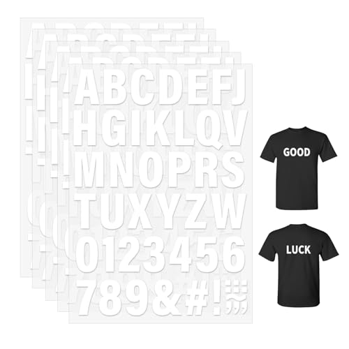 210 pcs Iron On Letters for Clothing for DIY Printing Craft Clothing