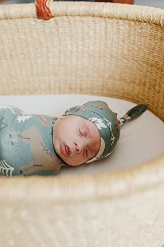 Image of Copper Pearl Swaddle Blankets for Newborns | Soft Stretchy Receiving Blankets for Boys and Girls | Large 46 x 46 Inch Baby Blankets | Lightweight and Breathable Swaddles | Atwood