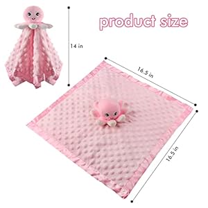 Baby Security Blanket Loveys for Babies Snuggle Toy Plush Octopus Stuffed Animal Baby Gifts for Girls and Boys Newborn Baby Security Blanket Loveys for Babies Snuggle Toy Plush Octopus Stuffed Animal Baby Gifts for Girls and Boys Newborn