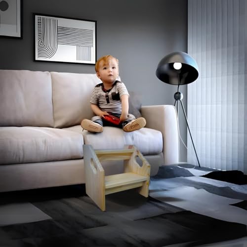 Escadinha 2 Degraus Para Pets E Crianças Madeira Até 150kgs