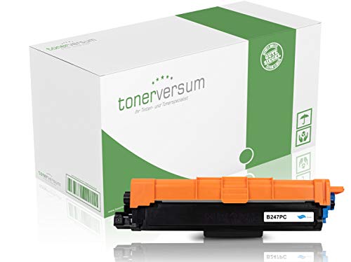 Tonerversum Cartouche de Toner Compatible avec Brother TN-247C Cyan pour DCP-L3550cdw HL-L3230cdw HL-L3270cdw MFC-L3750cdw Cover