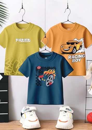 Image of GRAND MAX Boys' T-Shirt Combo Pack of 3