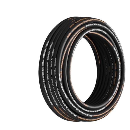 Durable 3/8 Inch Hydraulic Hose, 100 Ft