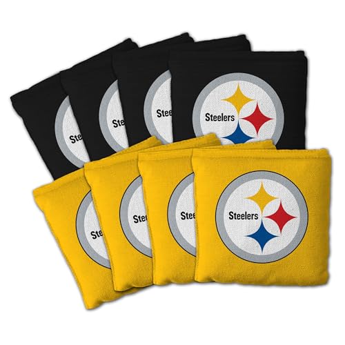 YouTheFan NFL Pittsburgh Steelers Set of 8 Cornhole Bags
