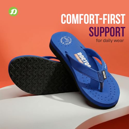 Image of DOCTOR EXTRA SOFT Women's Ortho Care Orthopaedic and Diabetic Feel Good Super Comfort Dr Sliders /Flip-flops /House Slippers [OR-D-16]
