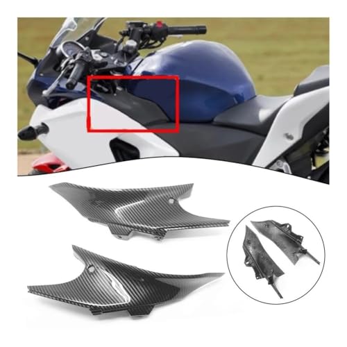 Couvercle de réservoir CBR 250R en carbone pour optimiser l'aérodynamisme moto - 4