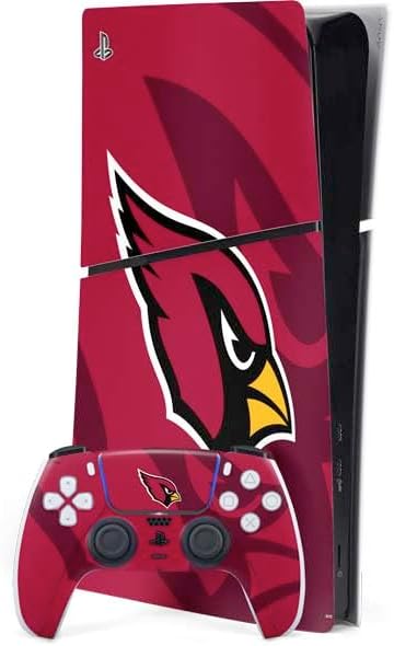 Skinit Decal Gaming Skin Compatible with PS5 Slim Digital Edition Bundle - Officially Licensed NFL Arizona Cardinals Large Logo Design