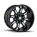 Mayhem 8105 Combat Custom Wheel - 18" x 9", 18 Offset, 5x150 Bolt Pattern, 110mm Hub - Black with Milled Spokes Rim Black with Milled Spokes Rim