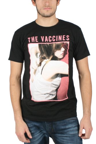 Vaccines - Album Mens Slim Fit T-Shirt in Black, Small, Black
