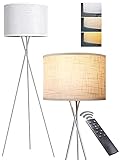 Tripod Floor Lamp, Remote & Touch Control LED Floor Lamp 3 Color Temperatures Standing Lamp for Bedr
