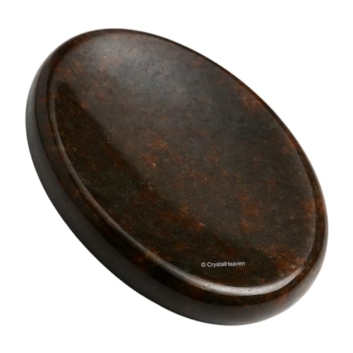 Image of Certified Garnet Crystal Thumb Worry Pebbles Stones for Anxiety Stress Relief Massage - AAA Grade Original Healing Gemstone Agate Rubbing Stone for Yoga Meditation Spiritual Reiki Feng Shui