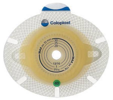 Ostomy Barrier SenSura Flex Xpro Double Layer Adhesive 1-9/6" Flange Cut-To-Fit, 3/8-1-3/8" Stoma (#10015, Sold Per Box)
