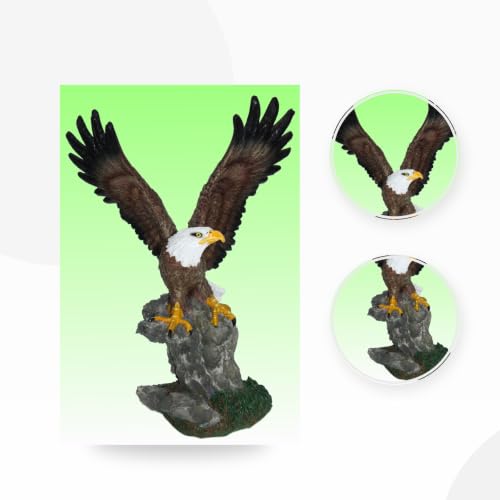 Aigle de mer à tête blanche : statuette de collection en polyrésine haute finition - 4