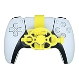 1. Mini-Lenkrad ist speziell für PS5 und PS5 slim Controller entwickelt, passen Sie alle Arten von Rennspiel