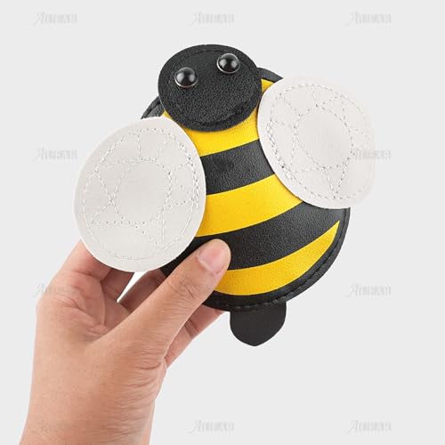 AUEAR, Cute Bee Cross Body Bag Wallet Pouch for Women Female Yellow3