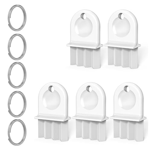Llave de dispensador de Toalla de Papel 5pcs Llave de dispensador de Papel higiénico con 5 Anillos 1.1x1.9 Inodoro de reemplazo Universal