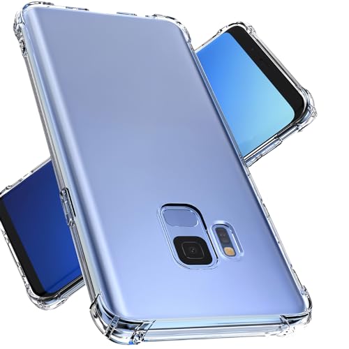 Image of Compatible Samsung Galaxy S9 SC-02K SCV38 Case, Reinforced Corners, Camera Protection, Shock Absorption, Anti-Fingerprint, Lightweight, Stylish, High Transparency, Galaxy S9 Smartphone Case