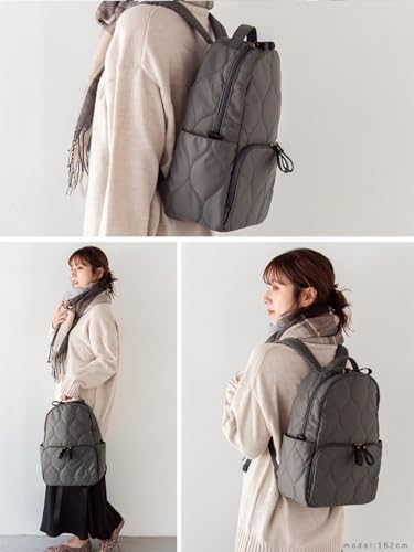 Gratante グラタンテ キルティング マザーズリュック レディース 軽量 リュック 通勤 通学 abb-g0024 (グレー)