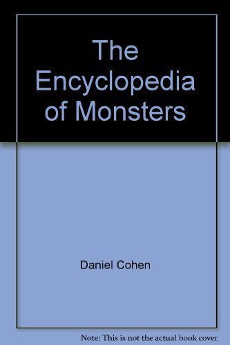 The encyclopedia of monsters 0396081029 Book Cover