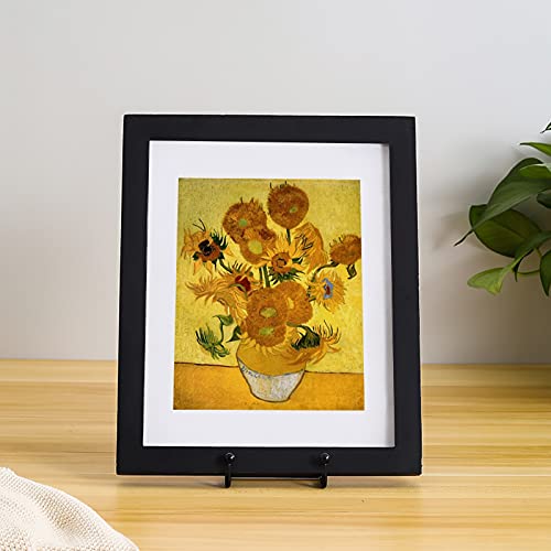 Qfull 2 Pack 6 Inch Plate Stands For Display - Plate Holder Display Stand, Iron Easel Holder Display Stands For Picture, Decorative Plate, Platter, Book, Photo Easel, Tabletop Art #TOP4