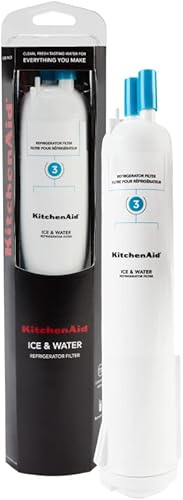 Miniatura 2 de KitchenAid Filtro de hielo y agua para refrigerador 3 - KAD3RXD1, paquete individual, Aqua